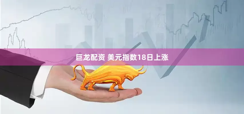 巨龙配资 美元指数18日上涨
